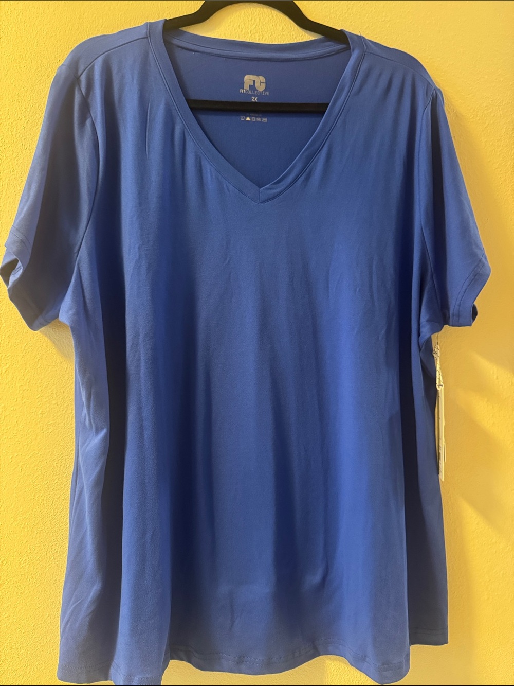 Reel Legends Women’s V-Neck Short Sleeve Tee in Royal Blue